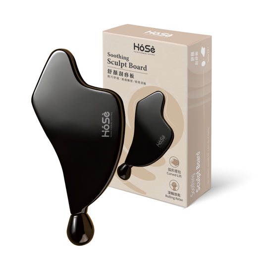 HOSE舒顏刮痧板(鋅合金材質，超輕量92g)